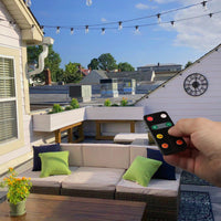 Brightech Dimmer with Remote for Our Ambience Pro LED String Lights - Commercial Grade Dimmer Rated at 150 Watts - Create a Welcoming Atmosphere with Multiple Levels of Brightness