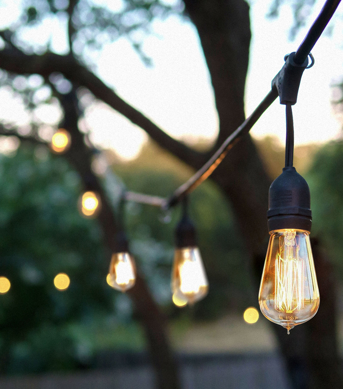 Brightech Ambience Pro - Outdoor Edison String Lights - Dimmable