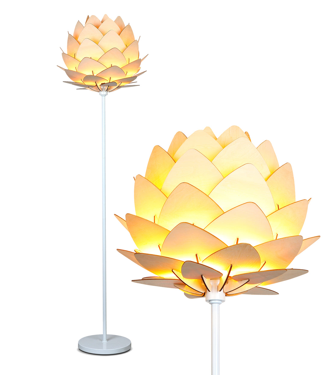 Brightech Artichoke Floor Lamp - Unique Modern Bohemian (Boho) Standin –  Lumez Lights