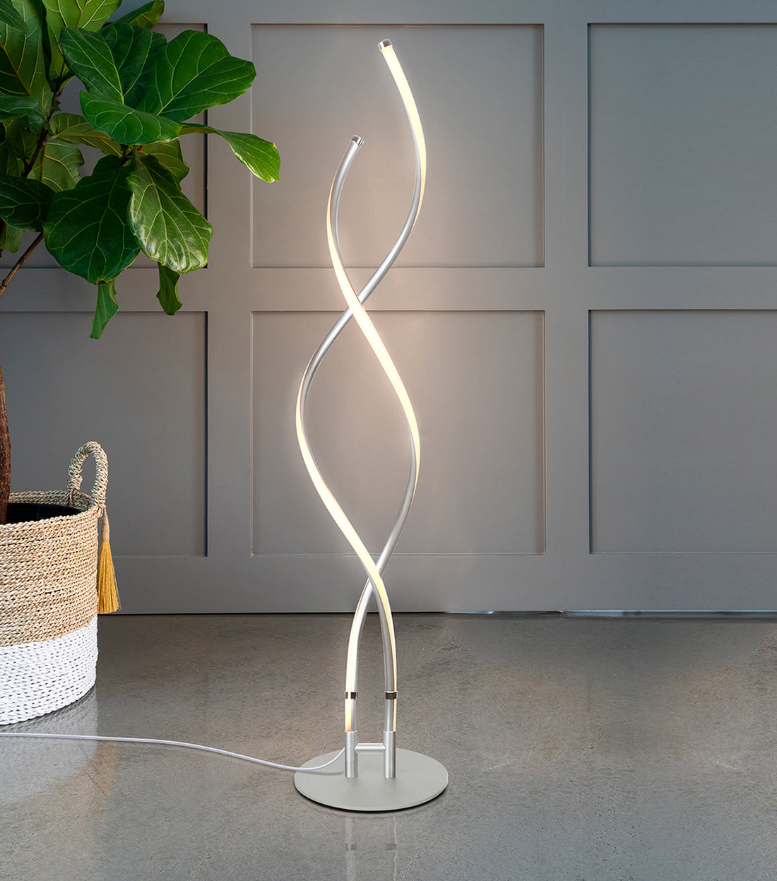 Brightech Embrace Modern LED Spiral, in Lamp for Living Rooms –  Lumez Lights