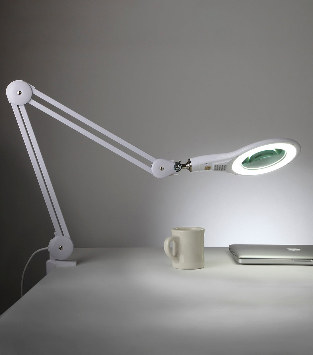 Brightech LightView PRO - Comfortable LED Magnifying Glass Desk Lamp f –  Lumez Lights