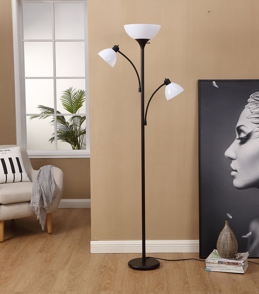 Brightech Sky Dome Double – High Brightness Torchiere Floor Lamp with –  Lumez Lights