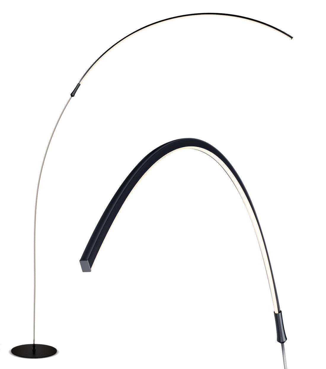Brightech Sparq - Hanging, LED Arc Floor Lamp - Over The Couch, Contem –  Lumez Lights